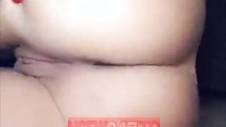 Madeleine Ivyy Red Dildo Anal Masturbation Close Up View Snapchat