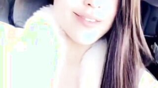 Rainey James Public Parking In Car Pussy Fingering Snapchat Premium