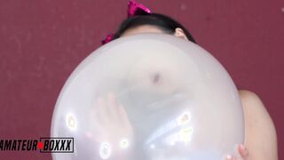 Amateurboxxx Lulu Chu Big Balloon Riding And Popping Xxx Video