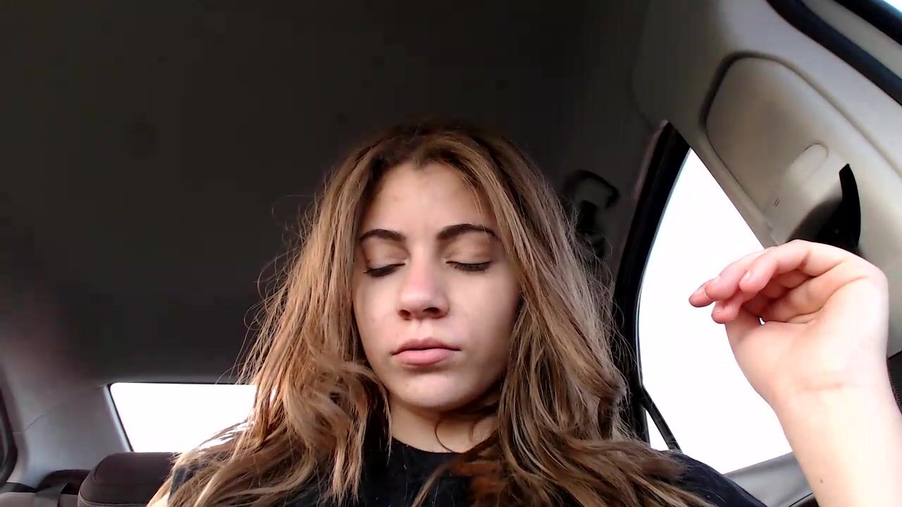 Andreza Sweet Teen Masturbation Orgasm In The Car Xxx Porn Video My