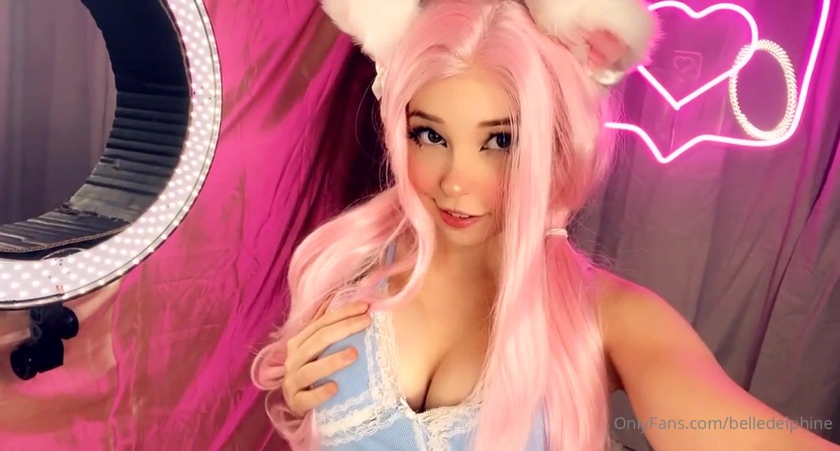 belle delphine nude pink hair bunny onlyfans set leaked