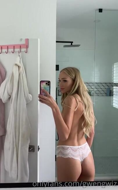 Gwen Gwiz Nude Topless White Panties Porn XXX Videos Leaked