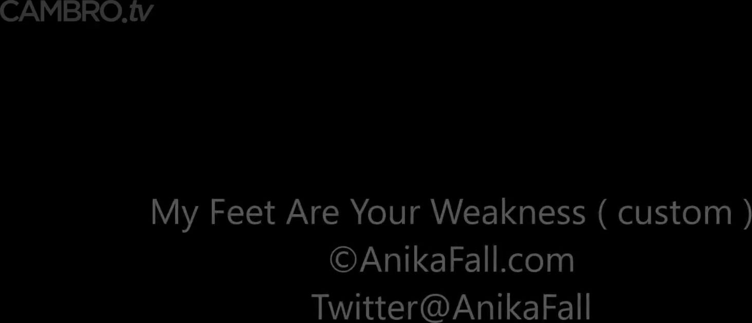 Goddess Anika Fall My Feet Are Your Weakness Foot Worship Foot Fetish Feet Joi Jerking Off 