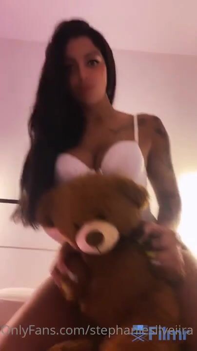 stephanie silveira nude white lingerie teasing xxx videos leaked