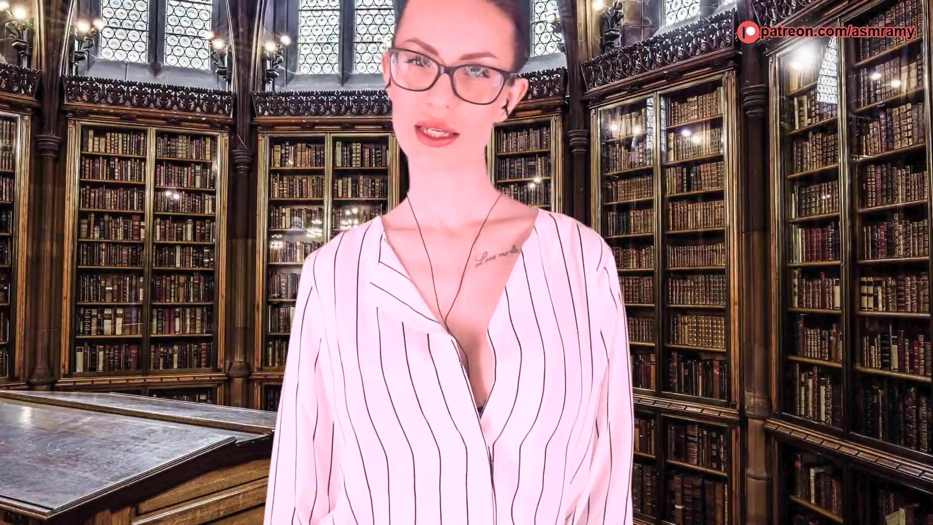 ASMR Amy Patreon your naughty librarian fantasy (1) Video premium porn video