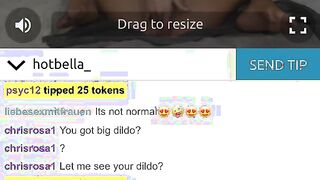 Hotbella fucks pussy with dildo cb 24-10-20