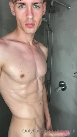 Lucashall full 10 min i was so horny and jerked off in the shower after  that i cleaned xxx onlyfans porn video - CamStreams.tv
