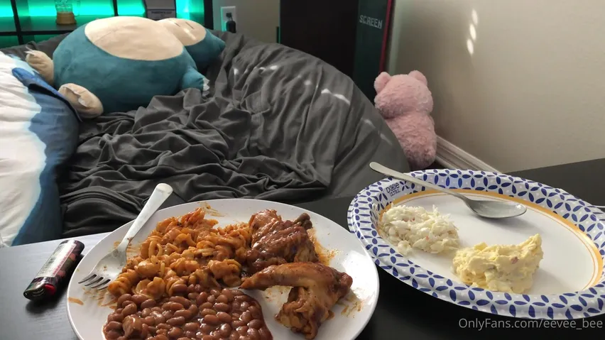 Xxx New Dish Video - Eevee bee just ate a huge chicken wing meal in 10 min should i do more of  these xxx onlyfans porn video - CamStreams.tv