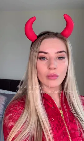 Bethanylilya feeling devilish kicking off the halloween videos as a red  devil xxx onlyfans porn video - CamStreams.tv