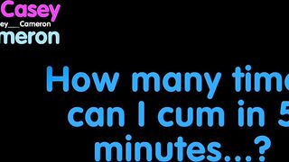 Maximum Cum Porn - Caseycameron 5 minute maximum cum challenge xxx premium manyvids porn  videos - CamStreams.tv